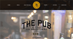 Desktop Screenshot of broadwaypuboh.com